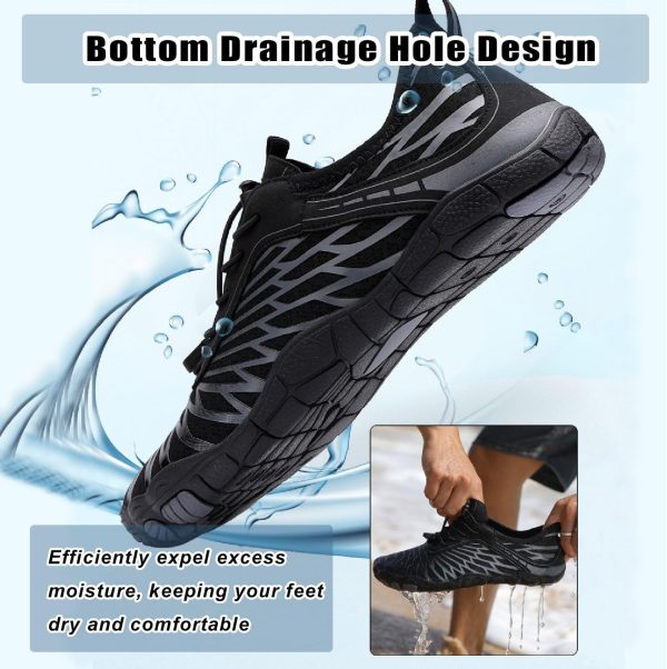 Barefoot Hiking Shoes Wide Toe Box Breathable Non-Slip Mens-4
