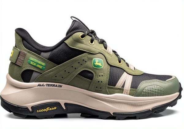 Skechers Mens Hiking Shoes Slip On Design Memory Foam-2