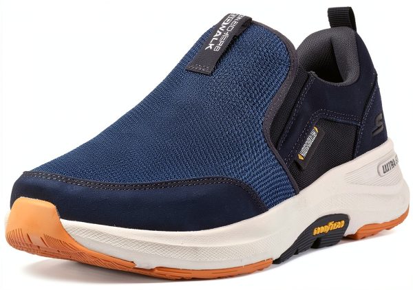 Skechers Mens Hiking Shoes Air Cooled Memory Foam Water-0