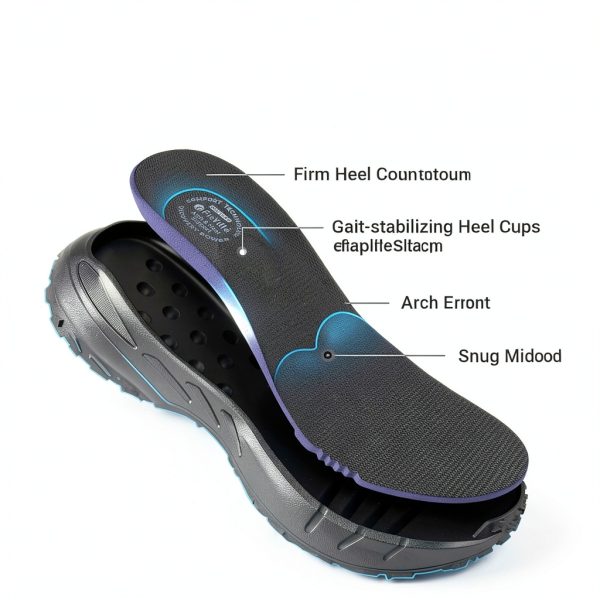Mens Hiking Shoes Non-Slip Traction Wide Toe Box Arch-4