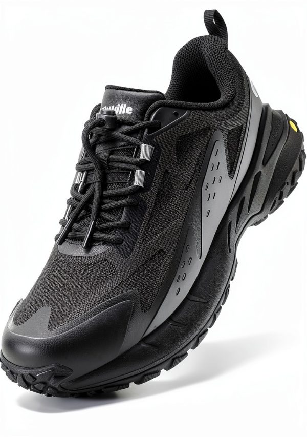 Mens Hiking Shoes Non-Slip Traction Wide Toe Box Arch-0