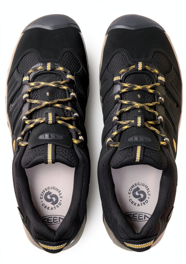 KEEN Hiking Shoes Waterproof Leather Mens Outdoor Traction-4