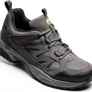 CAMELSPORTS Mens Hiking Shoes Leather Mesh Durable Comfort-0