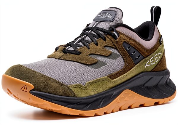 KEEN Mens Hiking Shoes Waterproof Leather Traction Support-0