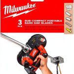 Milwaukee Band Saw Blade Alloy Steel 18 Teeth Portable-0