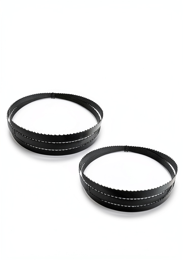 AYAO 93.5 inch bandsaw blade displayed on a workbench