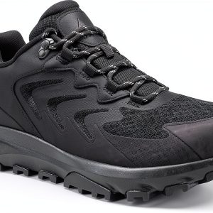 OUTJET Mens Waterproof Hiking Shoes All Terrain Traction-0