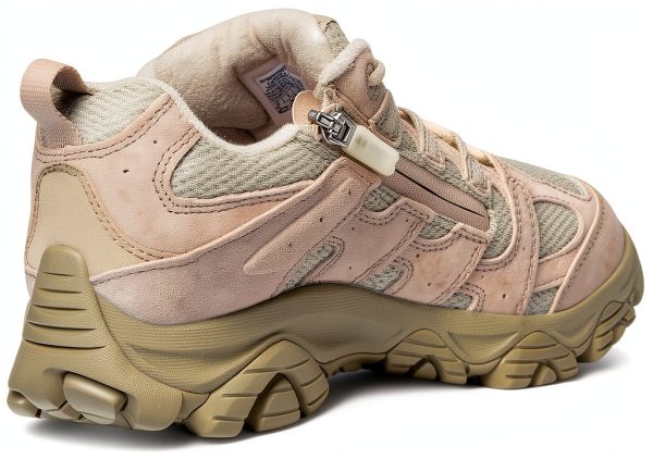 Merrell Hiking Shoes Mens Vibram Outsole Pig Suede Leather-4