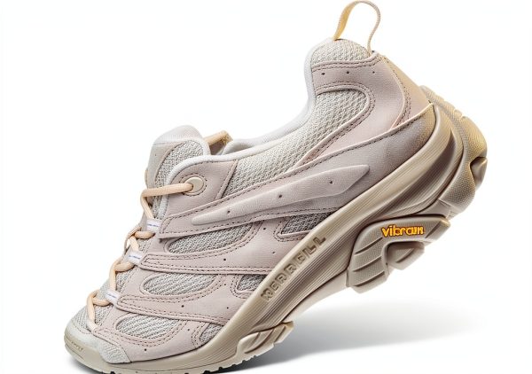 Merrell Hiking Shoes Mens Vibram Outsole Pig Suede Leather-5