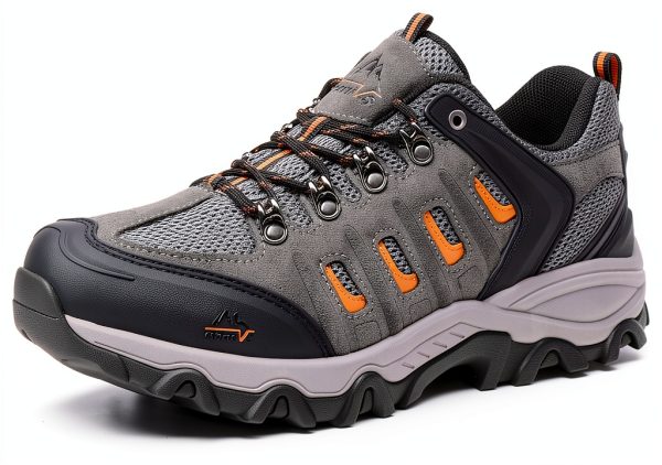 NORTIV 8 Mens Waterproof Hiking Shoes Leather Traction-0