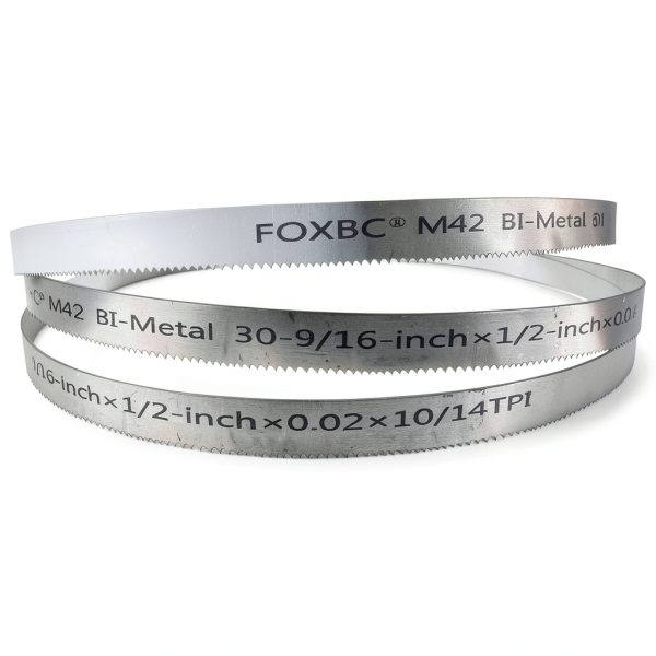 FOXBC Portable Bandsaw Blades M42 Steel 10/14 TPI-1