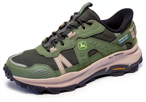 Skechers Mens Hiking Shoes Slip On Design Memory Foam-0