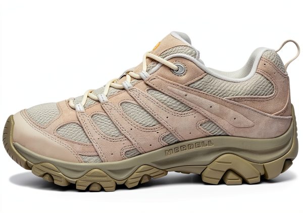 Merrell Hiking Shoes Mens Vibram Outsole Pig Suede Leather-3