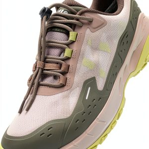 Pavo Mens Waterproof Hiking Shoes Wide Toe Box Quick Lace-0