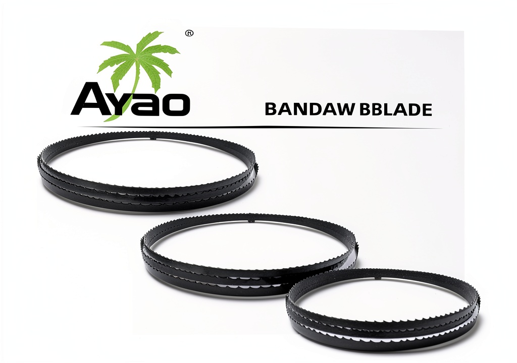 AYAO bandsaw blades installed on a 9 inch Ryobi band saw