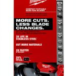 Milwaukee Band Saw Blade 48-39-0631 Red 24-Tooth Compact 3 Pack-0