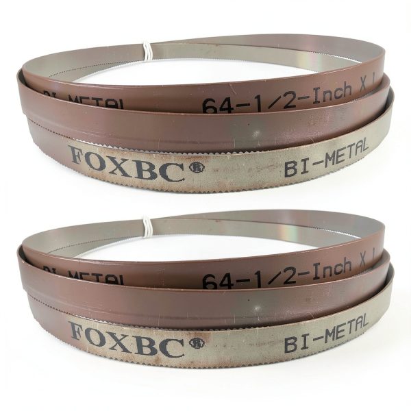 FOXBC 64-1/2" Bi-Metal Bandsaw Blade for Metal Cutting-0