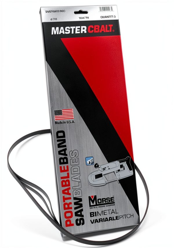 MK Morse Industrial Band Saw Blade 3‑Pack Cobalt 44‑Inch Gray-0