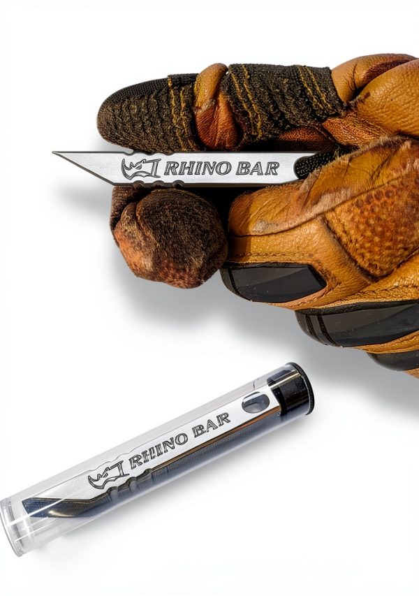 Milspin Rhino Bar Stainless Steel Mini Pry Bar Keychain 3in x .35in-2