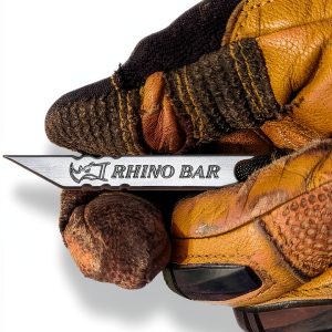 Milspin Rhino Bar Stainless Steel Mini Pry Bar Keychain 3in x .35in-0