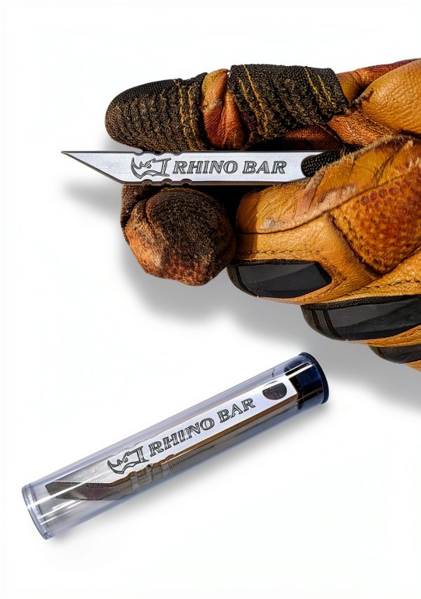 Milspin Rhino Bar Stainless Steel Mini Pry Bar Keychain 3in x .35in-7