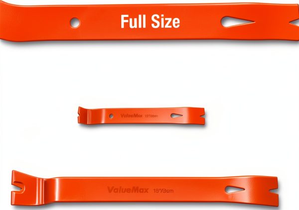 ValueMax Flat Pry Bar Set 2-Piece Steel 7.5" Mini & 15" Heavy Duty-1