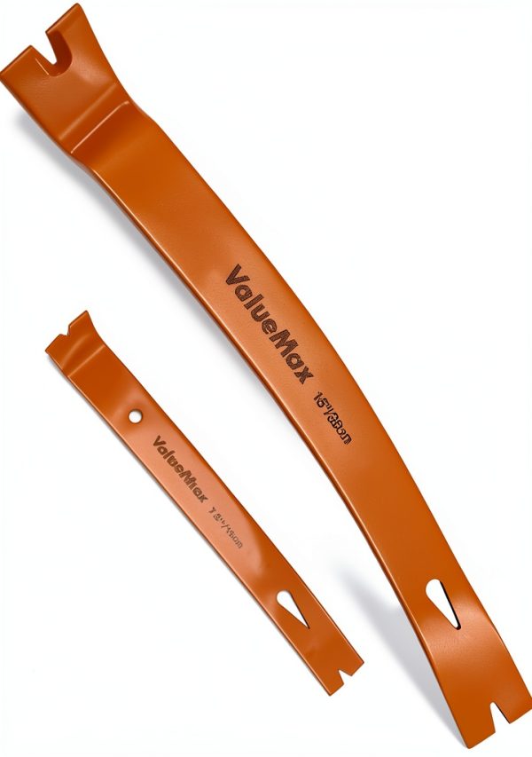 ValueMax Flat Pry Bar Set 2-Piece Steel 7.5" Mini & 15" Heavy Duty-5