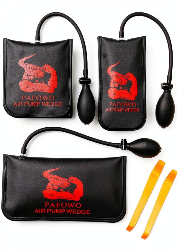 Air Wedge Bag Pump PAFOWO Grade 3-Piece Leveling Kit 300 lb Rating-0