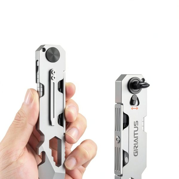 EDC Pry Bar Multitool with Bi-Directional Ratchet Screwdriver & Everlasting Pen, Wrenches, Crowbar, Bottle and Box Openers - Your Versatile Companion for Everyday Carry and Camping Accessories-1