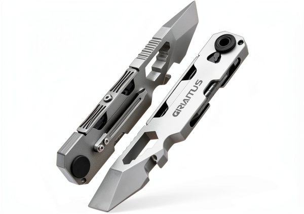 EDC Pry Bar Multitool with Bi-Directional Ratchet Screwdriver & Everlasting Pen, Wrenches, Crowbar, Bottle and Box Openers - Your Versatile Companion for Everyday Carry and Camping Accessories-0