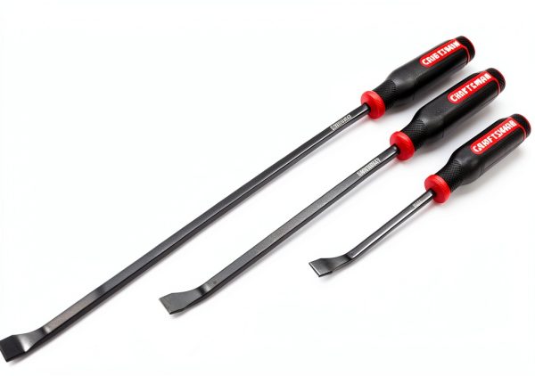 Craftsman Utility Pry Bar Set 3 Piece Chrome Finish 12 18 24 Inch-1