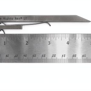 The Mighty Bar LT, Long Titanium Edition Pry Bar Tool, Stainless Steel Pocket Clip for EDC Made by Gear Spool-0