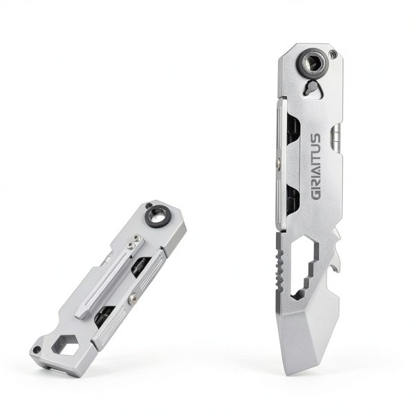 EDC Pry Bar Multitool with Bi-Directional Ratchet Screwdriver & Everlasting Pen, Wrenches, Crowbar, Bottle and Box Openers - Your Versatile Companion for Everyday Carry and Camping Accessories-5