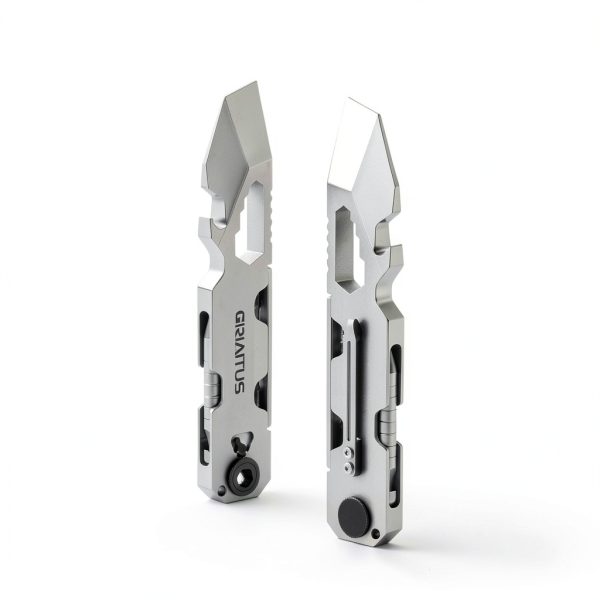 EDC Pry Bar Multitool with Bi-Directional Ratchet Screwdriver & Everlasting Pen, Wrenches, Crowbar, Bottle and Box Openers - Your Versatile Companion for Everyday Carry and Camping Accessories-2
