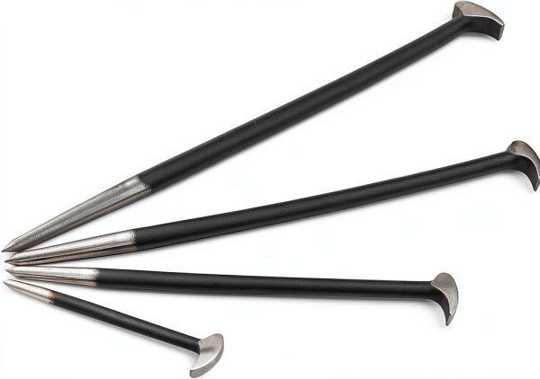 Sunex Tools Rolling Head Pry Bar Set 6-20 Inch 4-Piece Alloy Steel-0